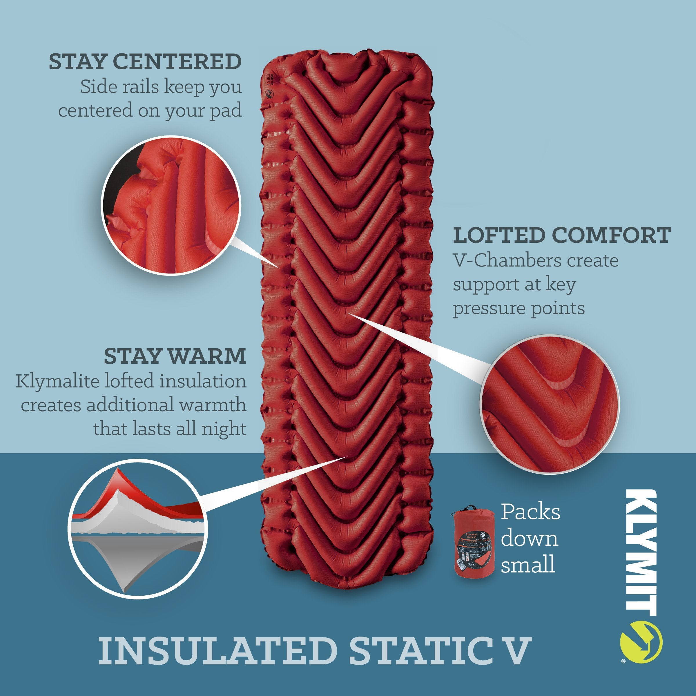 Klymit_InsulatedStaticV-BrickRed_v1copy_91f9f4bd-de6a-4c61-9421-1f664704ba89